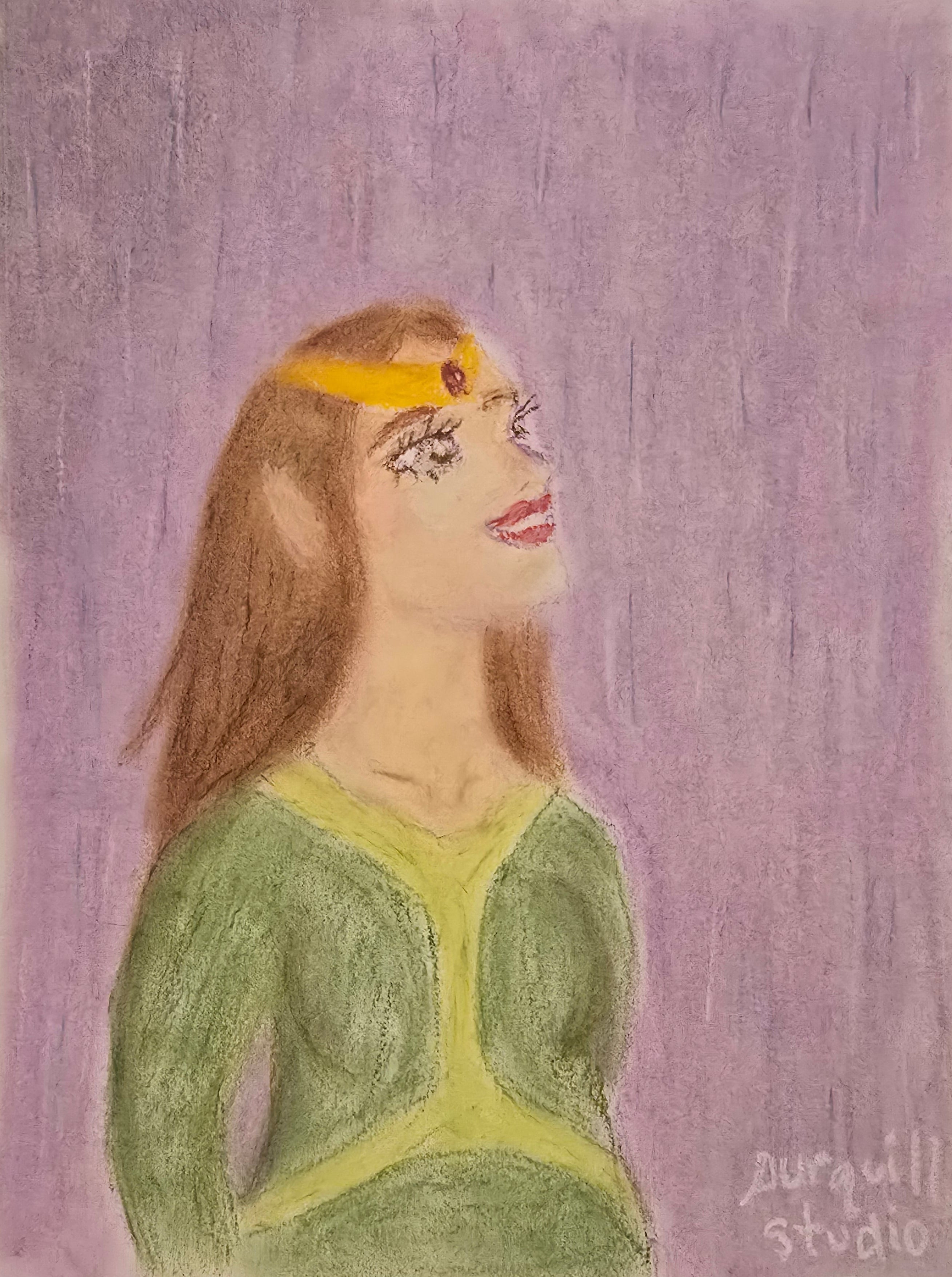 Rainy Princess Art Print 5x7