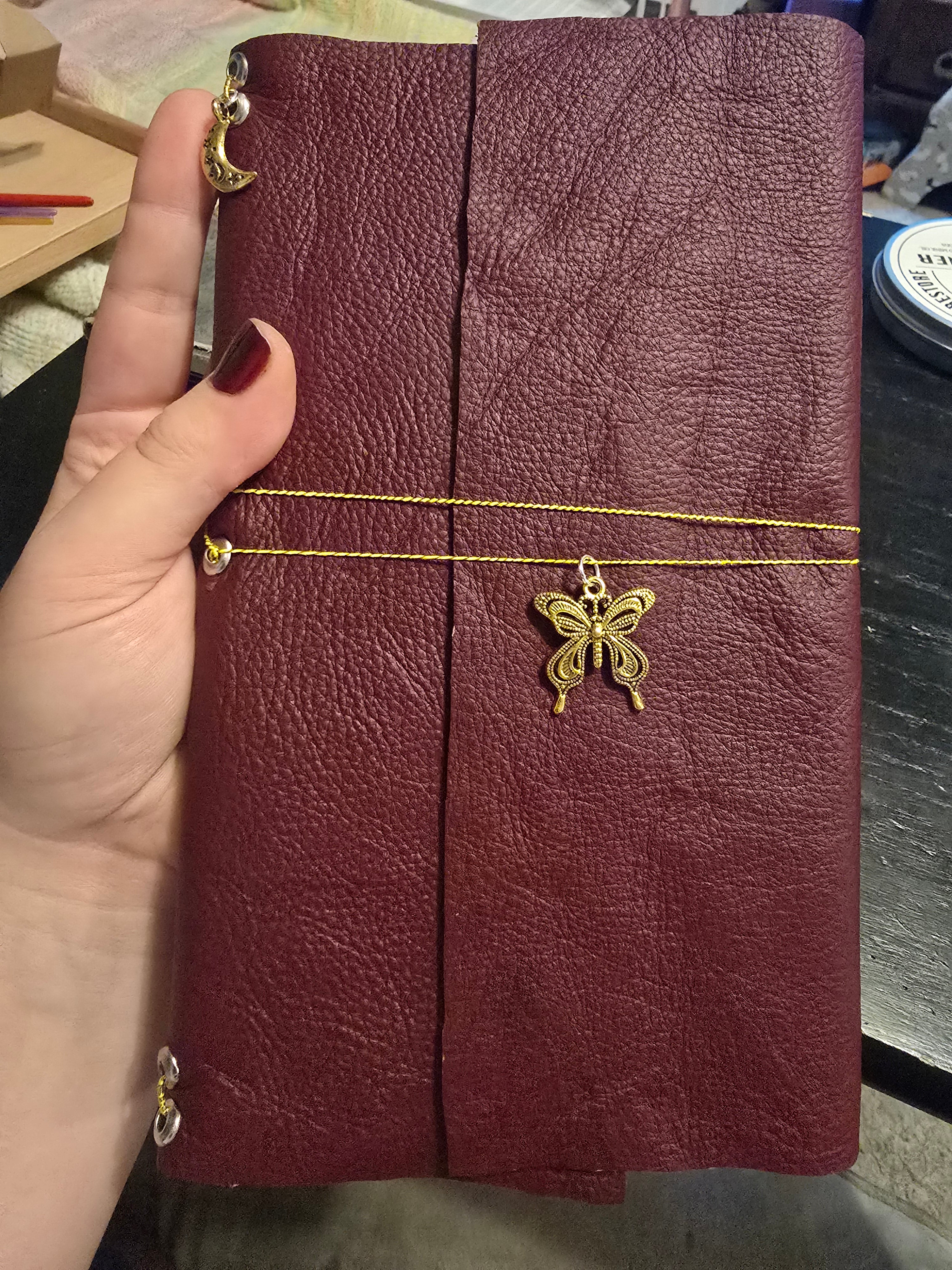 Handmade Genuine Leather Journal Cover A5