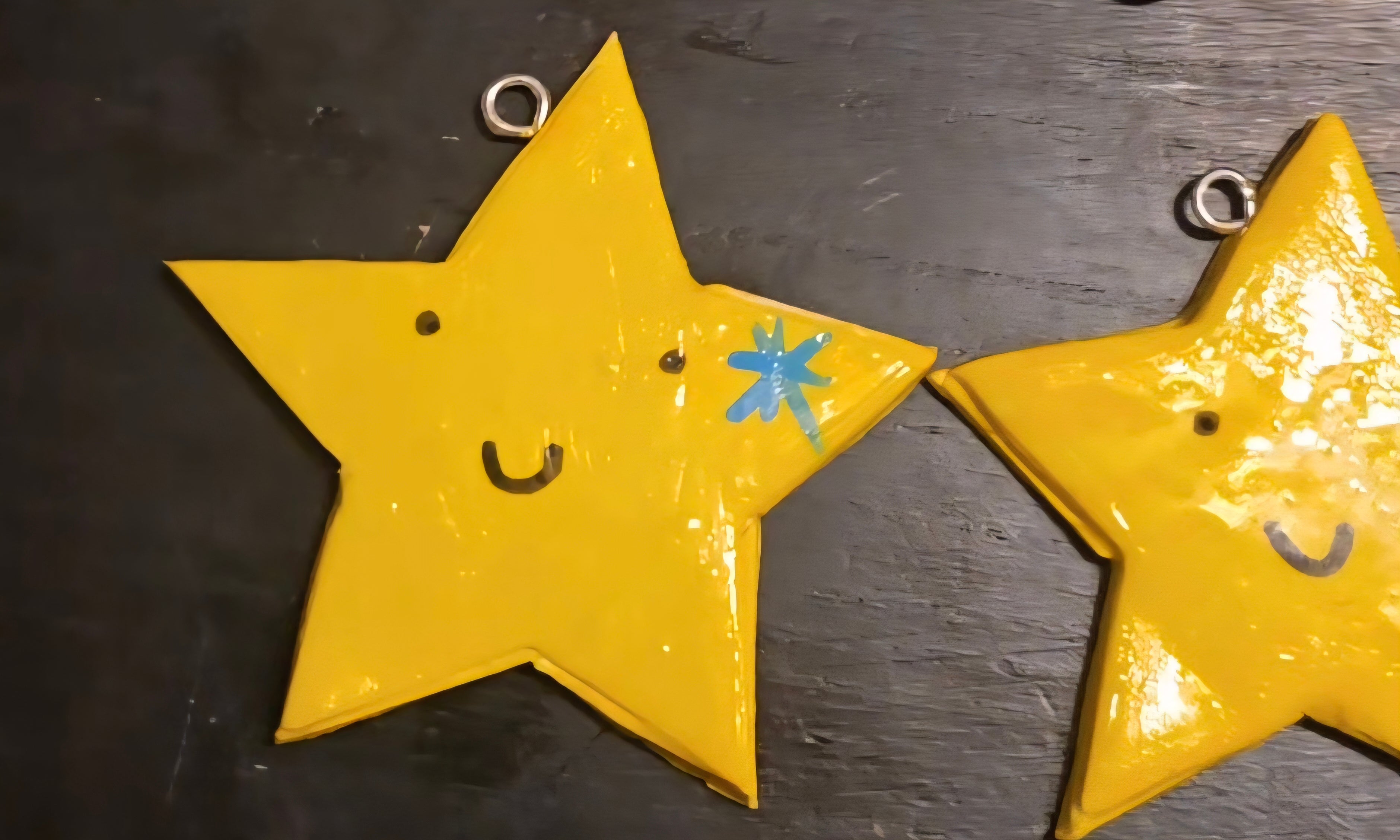 Little Star Clay Charm Keychain
